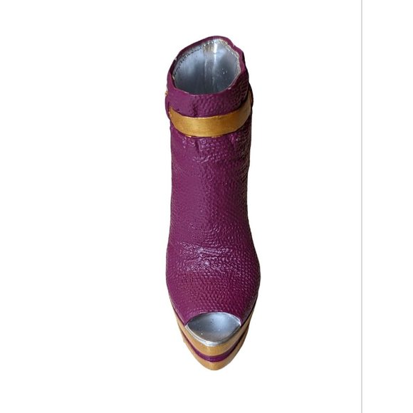 just the right shoe  RARE 2012 Lorraine Vail Purple Mini Just The Right Shoe~ Monumental~ By Raine